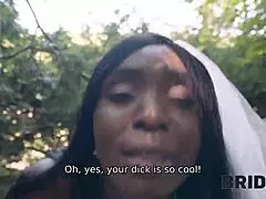 Bride cheats in forest with black man, wedding lust inescapable