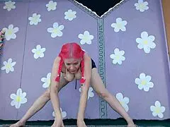 Look At This Cute Milf Flashing Pierced Nipples In Yoga!