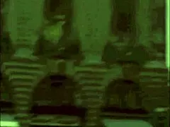 Vintage Illustration Depicts Retro Scenes