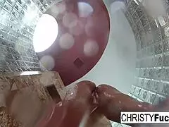 Hot Shower BTS Fun with Christy and Dahlia