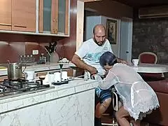 i sneakily bang my stepson in the kitchen