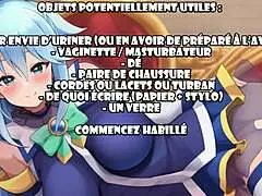 aqua tests your perversion level in femdom joi with multiple choices and cei