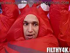 Cosplaying Stepmom in Threesome with Johnny, Naomi, and Skyla!