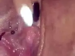 hot wife masturbating with dildo