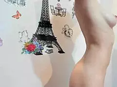 her cute mature body is made for romantic sex, oiled up in homemade setting