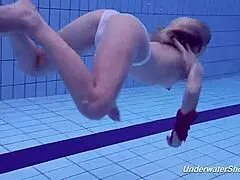 Proklova Removes Bikini For Underwater Pool Swim