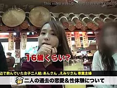 japanese wife with big tits sucks cock and gets fucked.