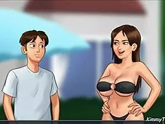 stepbro and stepsis sneak a risky pool bang