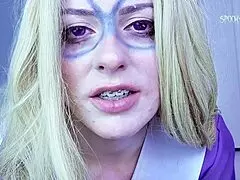 Mt Lady from MHA falls under villain’s spell with a magic butt plug, turning into an OBEDIENT SLUT.