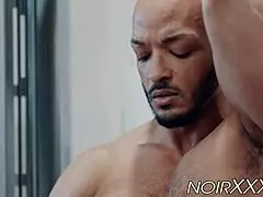 Muscular Black Gay Dillon Diaz Jacks Off His Big Black Cock!