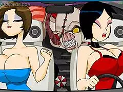 resident evil animation flashing tits, what is love?