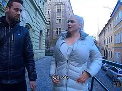 wow, this wanton milf with huge hooters gets nailed by a stranger!