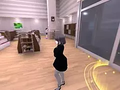 sereka-san sneaks outdoor exposure in a naked coat, masturbating discreetly.