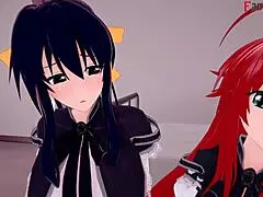 rias gremory craves monster cock in this hentai madness