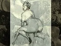 vintage antique illustration from retro era