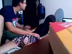 Скрытая камера вьетнамского парня снимает интимные моменты