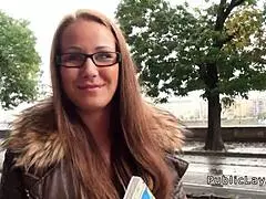 hungarian babe picked up on street for pov banging!