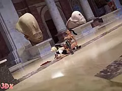 Futa3dx - big dicked hot futa babes fucking hard in museum