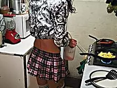 Beauty Tranny Flashes in Public Outdoor Upskirt