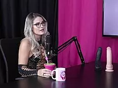 she started as escort in sheer red lingerie 😘