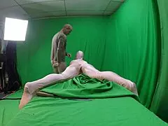 Scarlett Johnson Pink Pussy Morph Left Side Intense Action