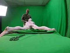Scarlett Johnson Pink Pussy Morph Left Side Intense Action