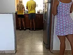 Hidden Sex With Stepmother's Husband