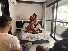 Emotional Swap: Wives Pleasured, Faces Covered in Cum