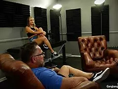 Gangbang creampie - sexy skater girl gets hardcore fucked by jacked massive cocks.