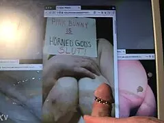 HORNED GODS PAY CUM TRIBUTE TO PINKBUNNY IN HOMEMADE VIDEO