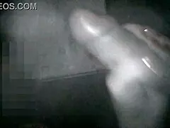 hey my wife and i tried this glory hole handjob with our friend until he came hard