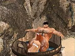 Handsome Cam Heyward Gets Steamy Blowjob at Spa