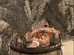 Handsome Cam Heyward Gets Steamy Blowjob at Spa