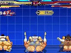 Chun-li in 6p anime sex with cartoon cumshot hentai action.