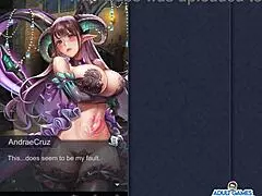 ep1 pulling tiamats nipples to make her cum king of kinks