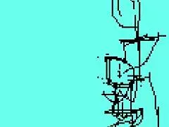 Testing my pixel art animation with a doll performing oral sex, just the blowjob part.