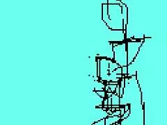 Testing my pixel art animation with a doll performing oral sex, just the blowjob part.