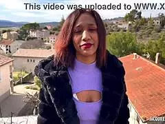 French Teen 18+ Ebony Reyna In Her First Amateur Porn Casting Interview