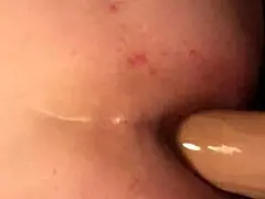 girlfriend pegging my hot ass deep with strapon
