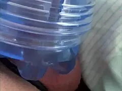 Flesh Light Toy Used Hard Indoors and in Public Outdoors!