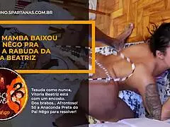 Black Mamba Cures Vitoria Beatriz With Huge Cock!