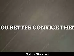 Busty Sofi Ryan rides stepbro in cowgirl