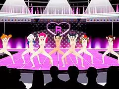 Pokemon girls are tricked into dancing naked after hypnosis