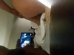 the black shemale with monster cock is fucking the latino guy so hard 😈 sucking included