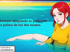 naughty hentai joi in pool with spanish voice