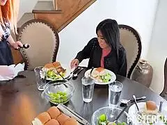 Yo, Asian foster stepdaughter Ember Snow banged by BBC stepdaddy Summer Hart! 😍