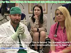 Wow! Busty Asian Mina Moon Endures Humiliating Gyno Exam!