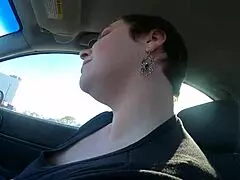 Jane Judge’s haircut transformation unfolds before and after in a car outdoor fantasy