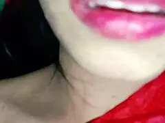 cute bride sucks cock