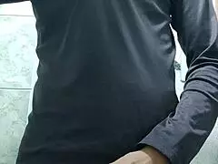 hot guy jerks his delicious cock solo